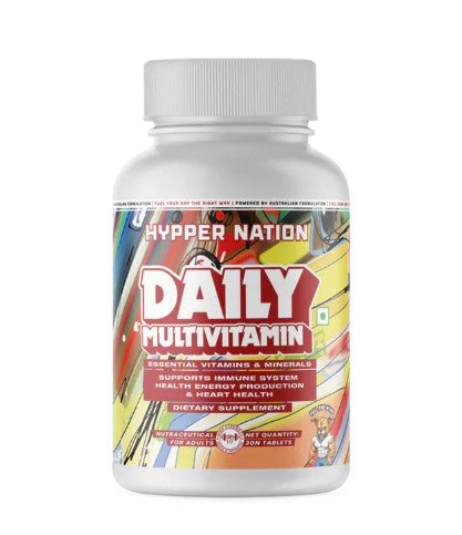 HYPPER NATION Daily Multi-Vitamin Tablet