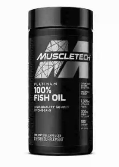 Muscle Tech Platinum Fish Oil For Men And Women, 1000Mg